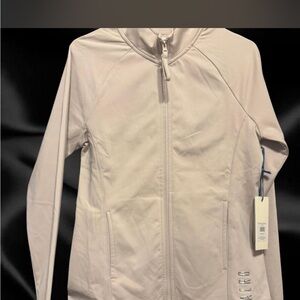 Aeropostale cream workout jacket zip up
